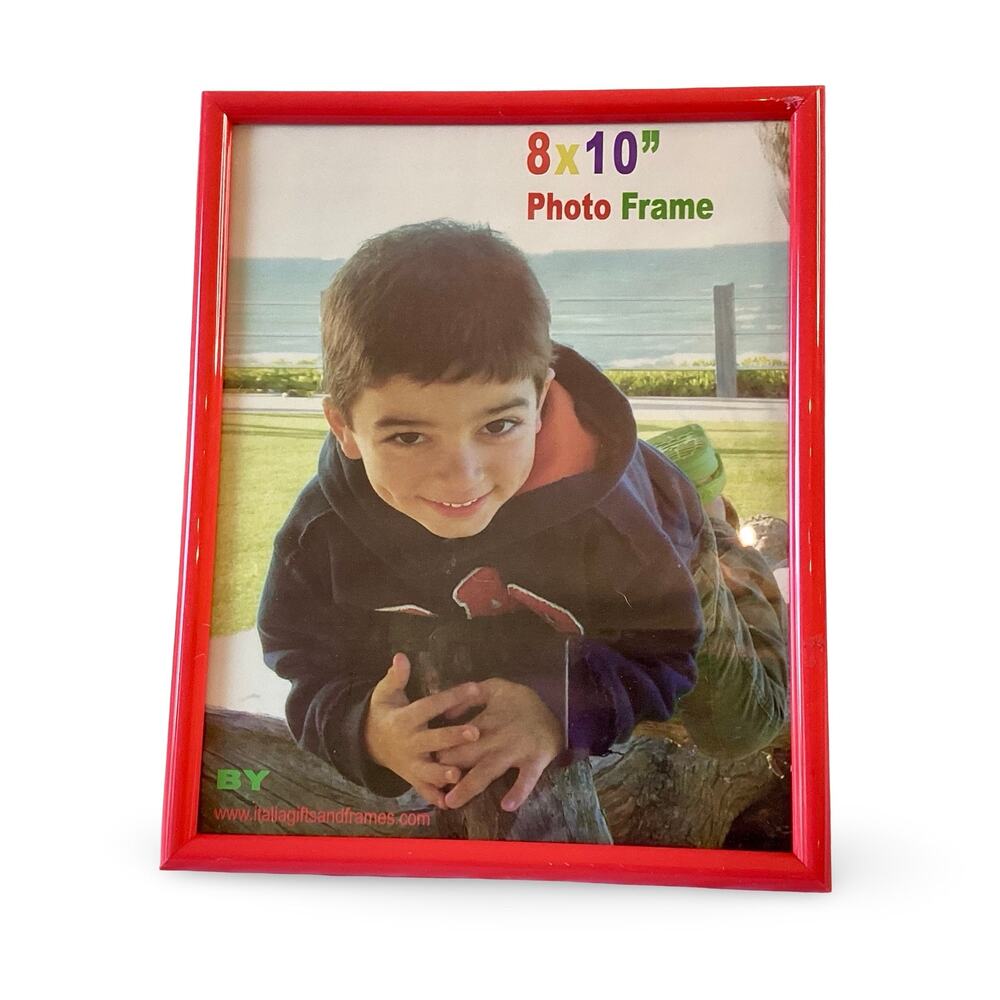Red Plastic Picture Frame